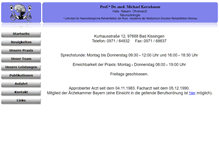 Tablet Screenshot of dr-kersebaum.de